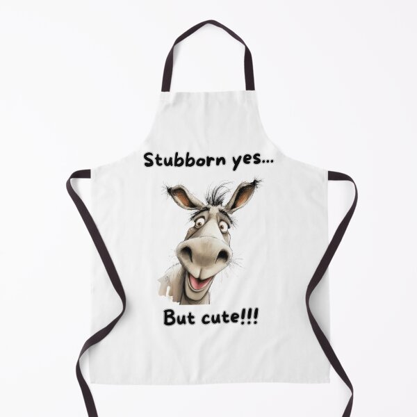 Item preview, Stubborn but cute funny donkey! designed and sold by Spirit777-High.