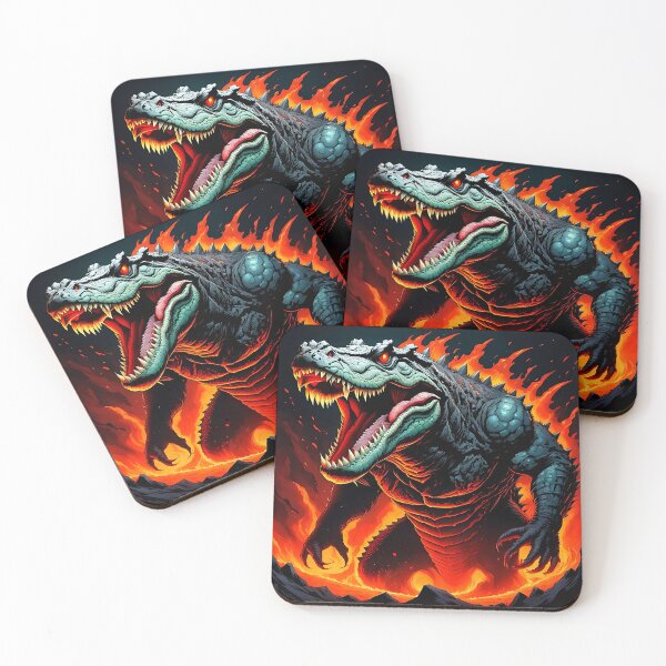 Item preview, Fiery Crocodile Power designed and sold by koreatvtea.