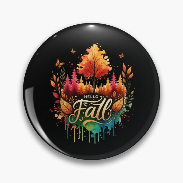 Item preview, Hello Fall – Watercolor Pumpkins & Autumn Blooms for Seasonal Apparel & Decor designed and sold by artedigital99.
