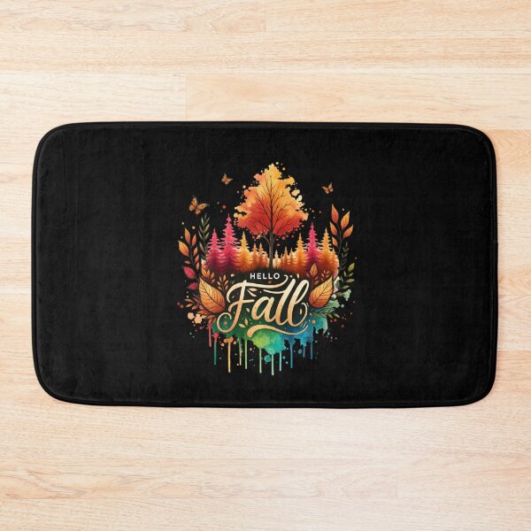 Item preview, Hello Fall – Watercolor Pumpkins & Autumn Blooms for Seasonal Apparel & Decor designed and sold by artedigital99.