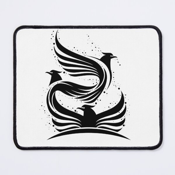 Item preview, Silhouettes of intertwined falcons designed and sold by Belrovera.