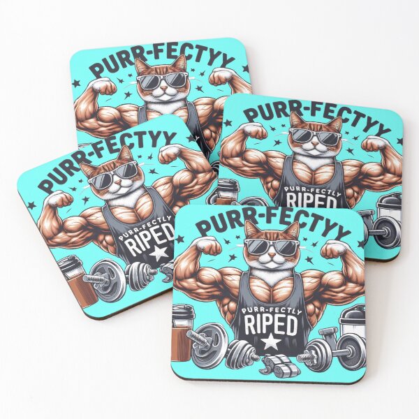 Item preview, Gym Cat designed and sold by BugiDesignArt.