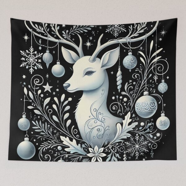 Item preview, Winter Majesty: The Enchanted Reindeer. designed and sold by Linework Studio.