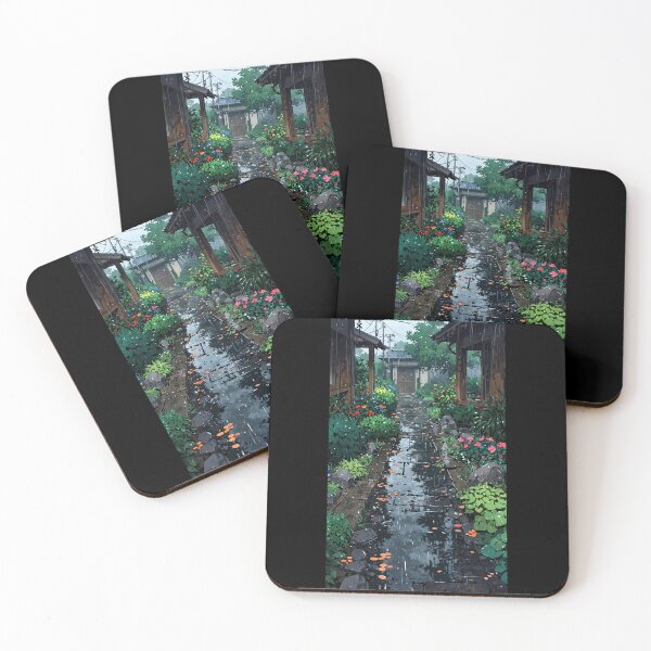 Item preview, Garden in the pouring rain. designed and sold by ArtCraftLab.