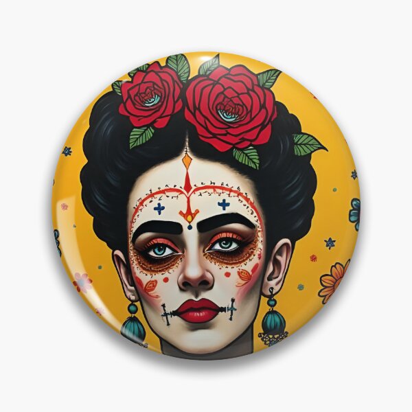 Item preview, Frida Kahlo. Catrina, Dia de los Muertos, Mexico. designed and sold by SoniaSarkali.