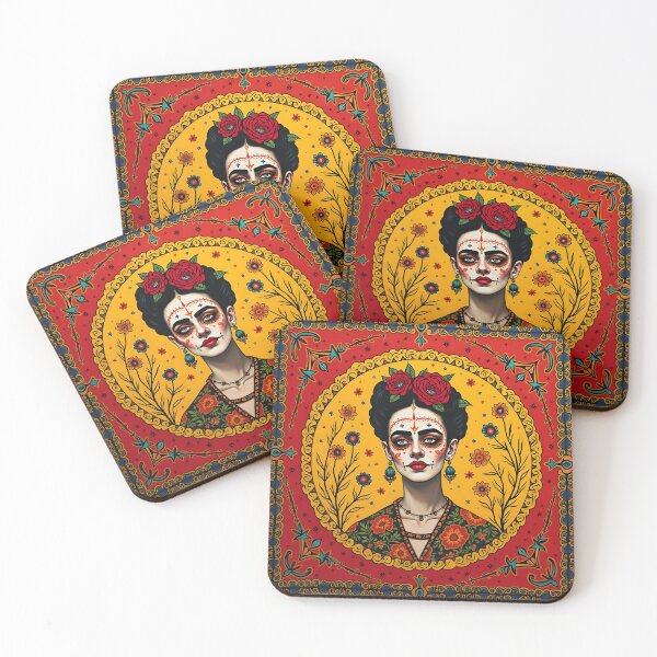 Item preview, Frida Kahlo. Catrina, Dia de los Muertos, Mexico. designed and sold by SoniaSarkali.