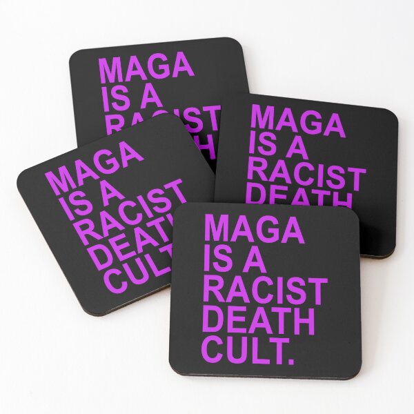 Item preview, Maga is a Racist Death Cult - Violet designed and sold by Thelittlelord.