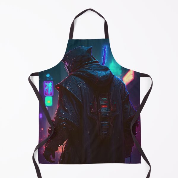 Item preview, Cyberpunk Crusader Neon designed and sold by aiko-art.