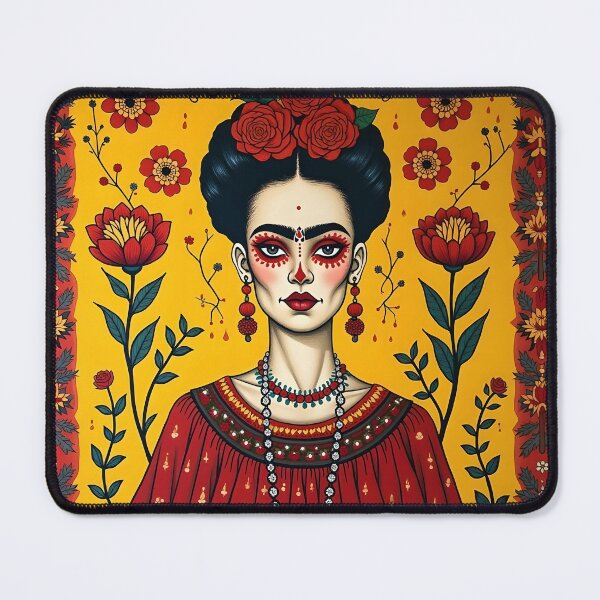 Item preview, Frida Kahlo. Catrina, Dia de los Muertos, Mexico. designed and sold by SoniaSarkali.