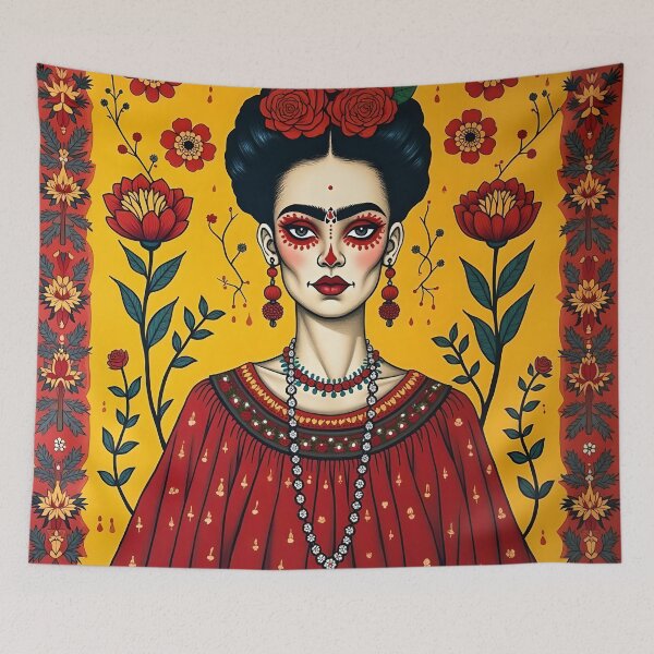 Item preview, Frida Kahlo. Catrina, Dia de los Muertos, Mexico. designed and sold by SoniaSarkali.