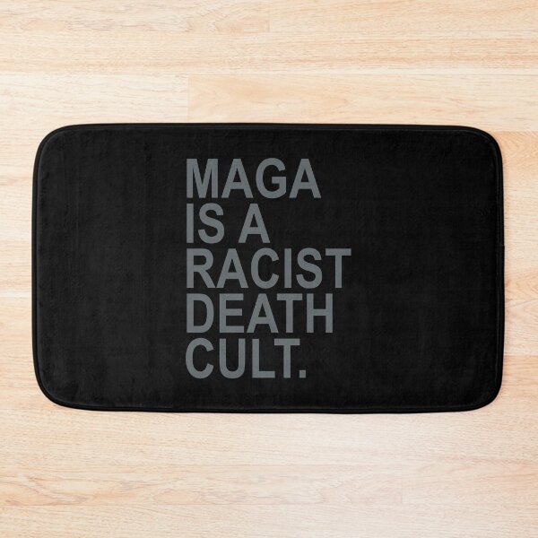 Item preview, Maga is a Racist Death Cult - Subtle Gray designed and sold by Thelittlelord.