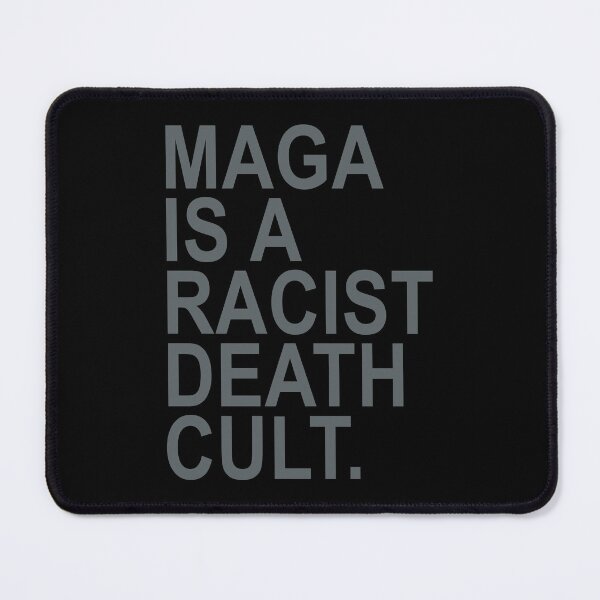 Item preview, Maga is a Racist Death Cult - Subtle Gray designed and sold by Thelittlelord.
