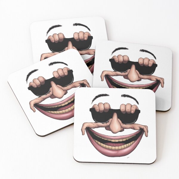 Item preview, Smile and don’t worry happy face fun design white designed and sold by Newhyperion.