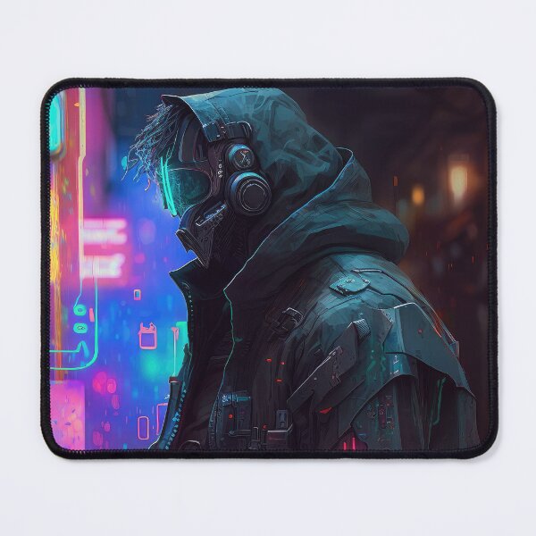 Item preview, Cyberpunk Crusader Neon designed and sold by aiko-art.