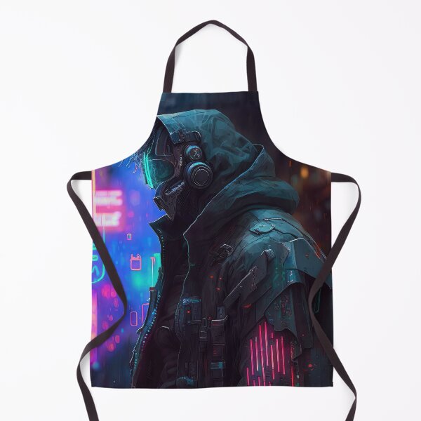 Item preview, Cyberpunk Crusader Neon designed and sold by aiko-art.