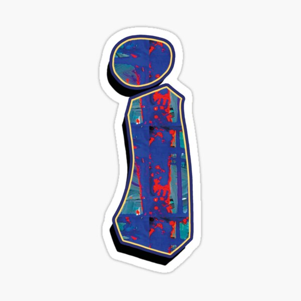 i - paintdrips Sticker