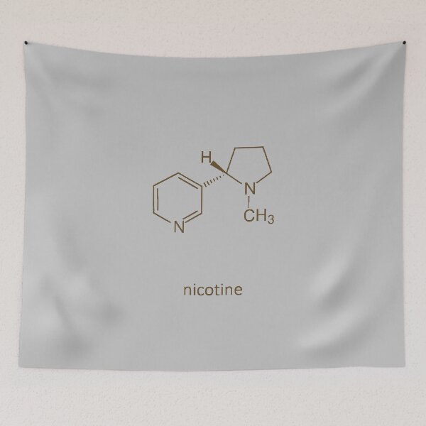Item preview, Nicotine - The Addictive Molecule designed and sold by Numbers-Art.