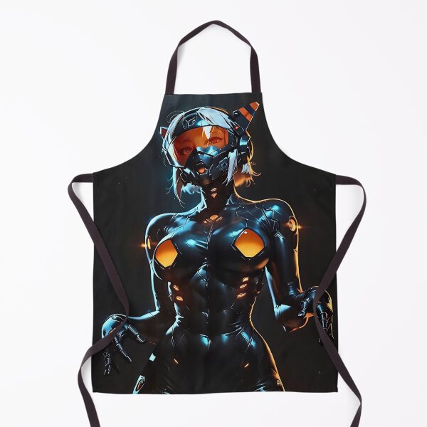 Item preview, Cyberpunk anime girl cyber suit futuristic retro poster designed and sold by BorgSpareParts.
