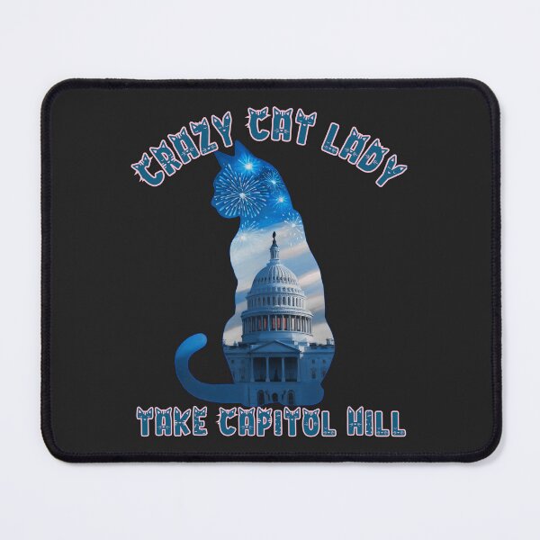 Item preview, Crazy Cat Lady Takes Capitol Hill: Victory On The Horizon designed and sold by elynne9.