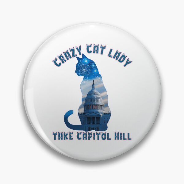 Item preview, Crazy Cat Lady Takes Capitol Hill: Victory On The Horizon designed and sold by elynne9.