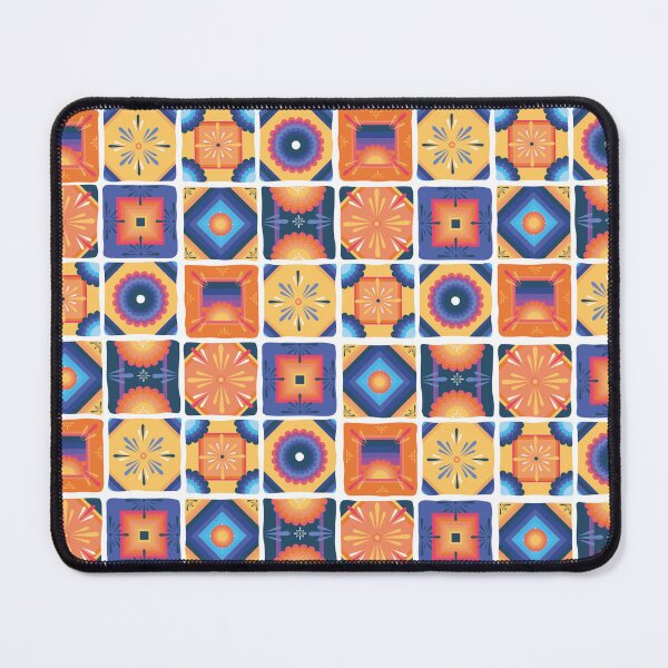 Item preview, Sunset Mediterranean inspired tile pattern  designed and sold by Leahvco.