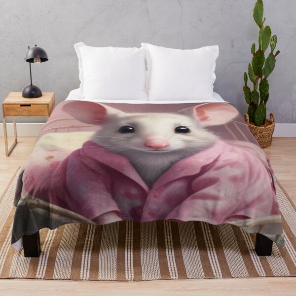 Item preview, Cute mouse in pink pyjamas designed and sold by GasconyPassion.