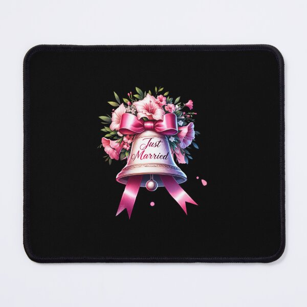 Item preview, Just Married Floral Heart – Romantic Wedding Design for T-Shirts & Gifts designed and sold by artedigital99.