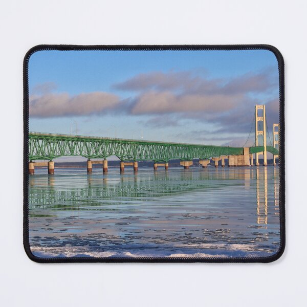 Item preview, Mackinac Bridge “Reflection” designed and sold by WOTWPhotography.