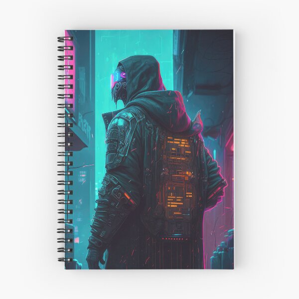 Item preview, Cyberpunk Crusader Neon designed and sold by aiko-art.
