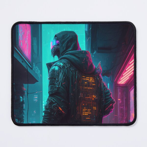 Item preview, Cyberpunk Crusader Neon designed and sold by aiko-art.