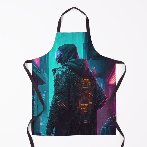 Item preview, Cyberpunk Crusader Neon designed and sold by aiko-art.