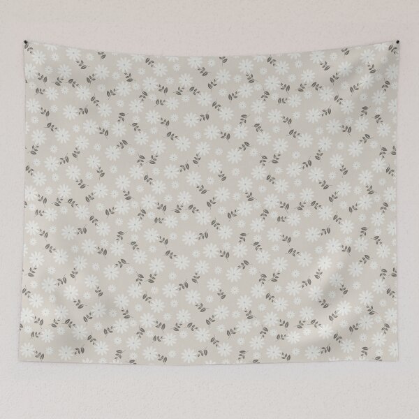 Item preview, Beige Cararra Ditsy Flowers Pattern 1 designed and sold by Vi-Sko.