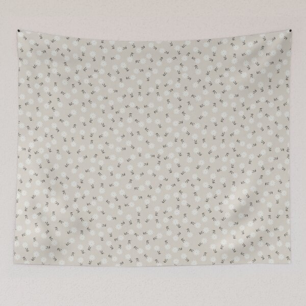 Item preview, Beige Cararra Ditsy Flowers Pattern 2 designed and sold by Vi-Sko.