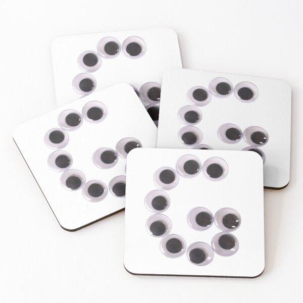 Item preview, Googly Eyes - Capital Letter G - funny eyeballs  designed and sold by EveryDayDabble.