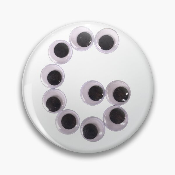 Item preview, Googly Eyes - Capital Letter G - funny eyeballs  designed and sold by EveryDayDabble.