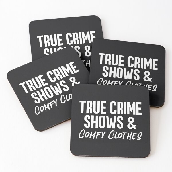 Item preview, True Crime Shows And Comfy Clothes Simple Text  designed and sold by HowToCanadian.