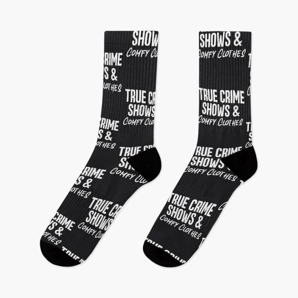 Item preview, True Crime Shows And Comfy Clothes Simple Text  designed and sold by HowToCanadian.