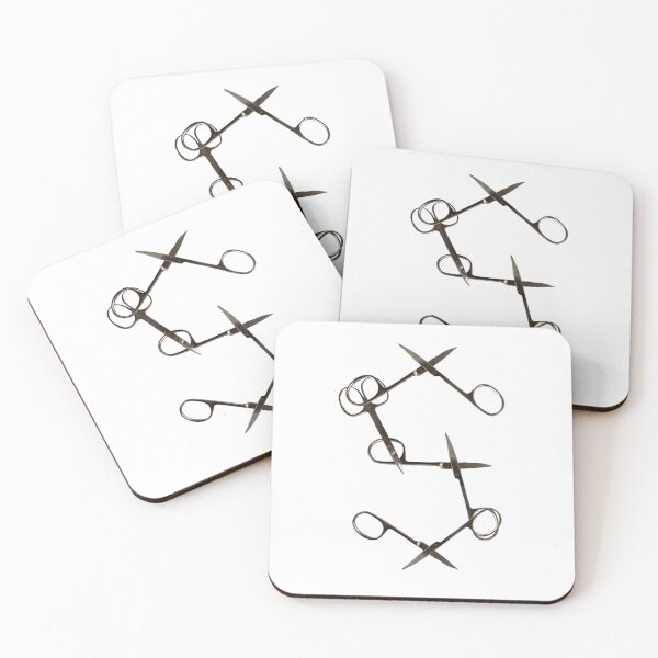 Item preview, Scissor Pattern - Capital Letter S - Black and white designed and sold by EveryDayDabble.