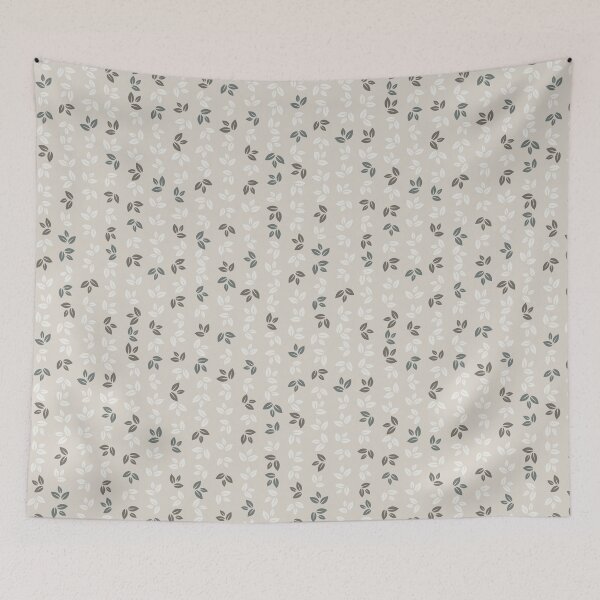 Item preview, Beige Cararra Ditsy Flowers Leaves Pattern 5 designed and sold by Vi-Sko.