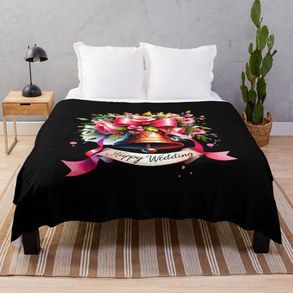 Item preview, Happy Wedding Floral Bell – Beautiful Wedding Design for Gifts & Apparel designed and sold by artedigital99.