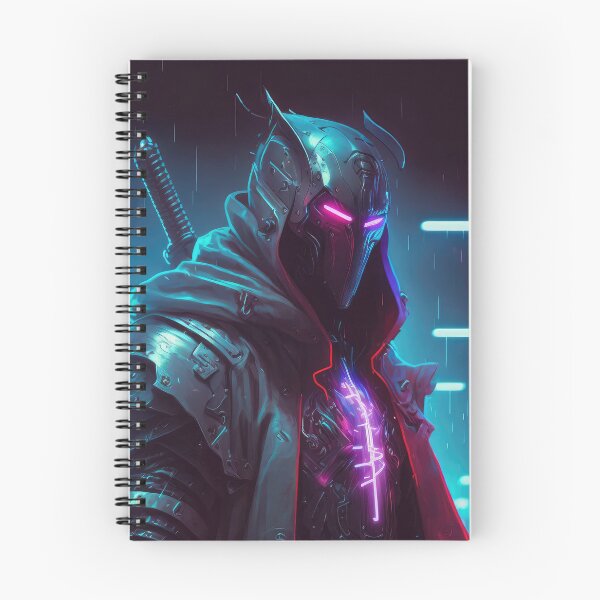 Item preview, Cyberpunk Crusader Neon designed and sold by aiko-art.