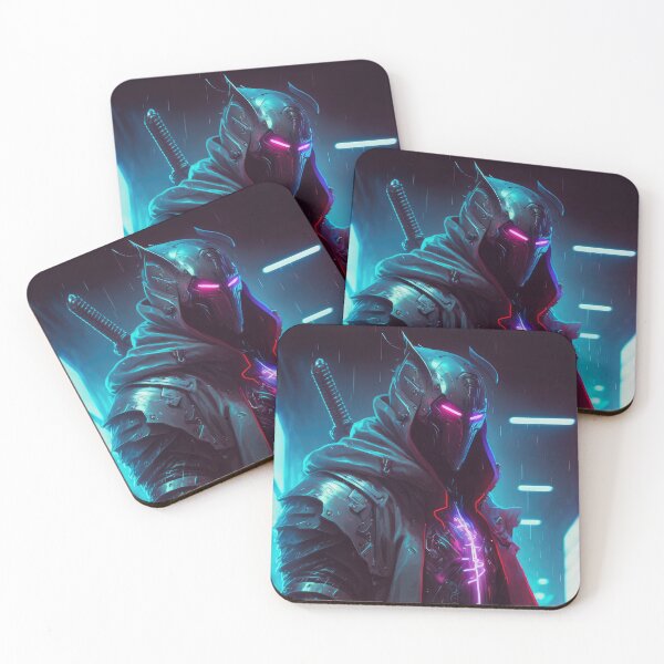 Item preview, Cyberpunk Crusader Neon designed and sold by aiko-art.
