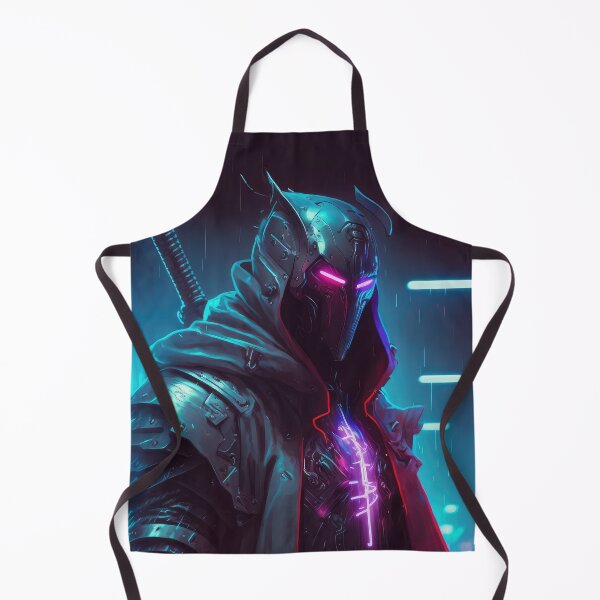 Item preview, Cyberpunk Crusader Neon designed and sold by aiko-art.