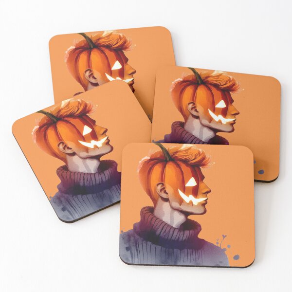 Item preview, Pumpkin Head Guy at Halloween, Water Color Style designed and sold by Gaborai.