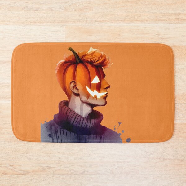 Item preview, Pumpkin Head Guy at Halloween, Water Color Style designed and sold by Gaborai.