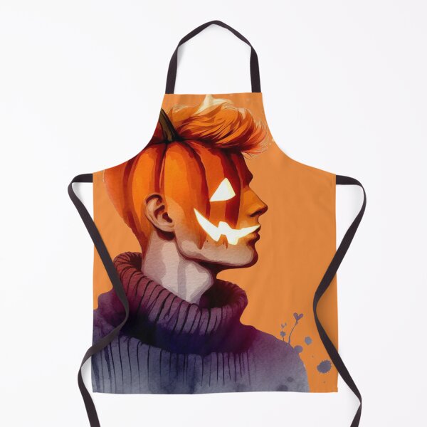 Item preview, Pumpkin Head Guy at Halloween, Water Color Style designed and sold by Gaborai.