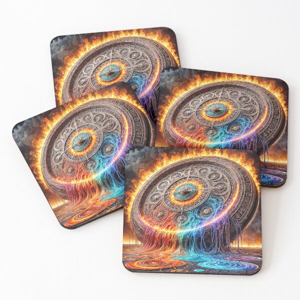 Item preview, Molten Clock of Fire designed and sold by koreatvtea.