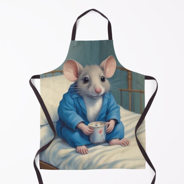 Item preview, Cute mouse in blue pyjamas designed and sold by GasconyPassion.