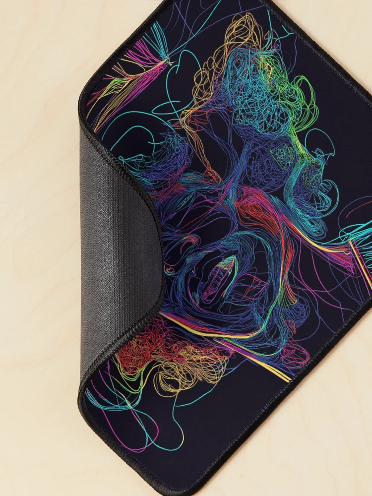 Thumbnail 2 of 5, Mouse Pad, Luminous Riffs designed and sold by djovan.