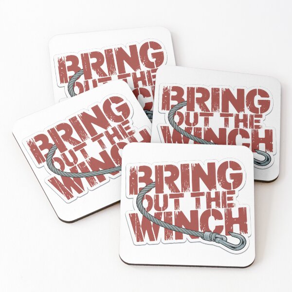 Item preview, Bring Out the Winch Sticker for Off-Road Adventures designed and sold by carshapes.